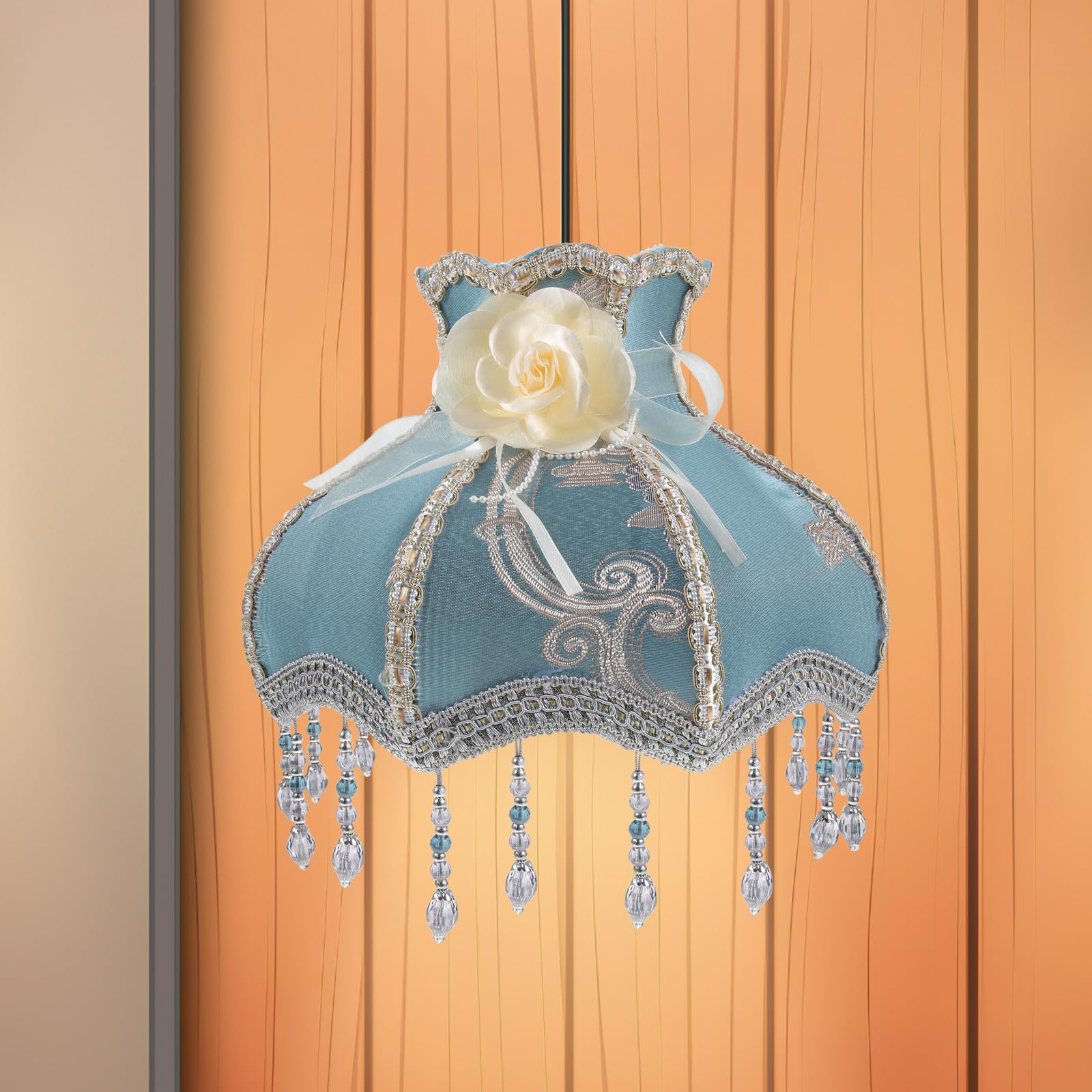 Großer Lampenschirm für Tischlampe im Europäischen Stil mit Kuppelform Zufälliger Stil