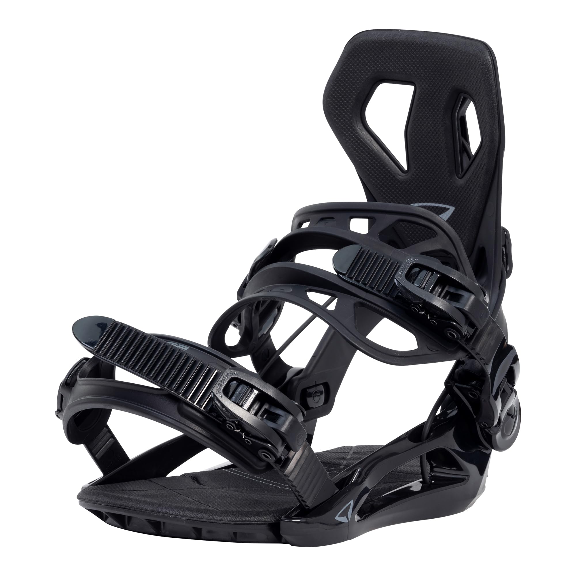 Snowboard Bindung Base + | Patentiertes FASTEC System | Hybrid mit Fast Entry + Strap in | Performance + Comfort | Für Damen & Herren