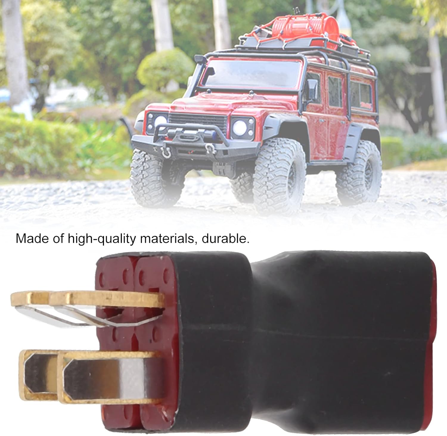 Dilwe T Plug Parallel Adapter, RC Adapter RC Battery ESC Connector Adapter for Lithium Batteries of Boat