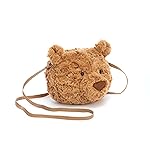 Jellycat Amuseables Avocado Plush Bag, 11.5 inches - Crossbody and Shoulder Purse - Fun and Unique Handbag