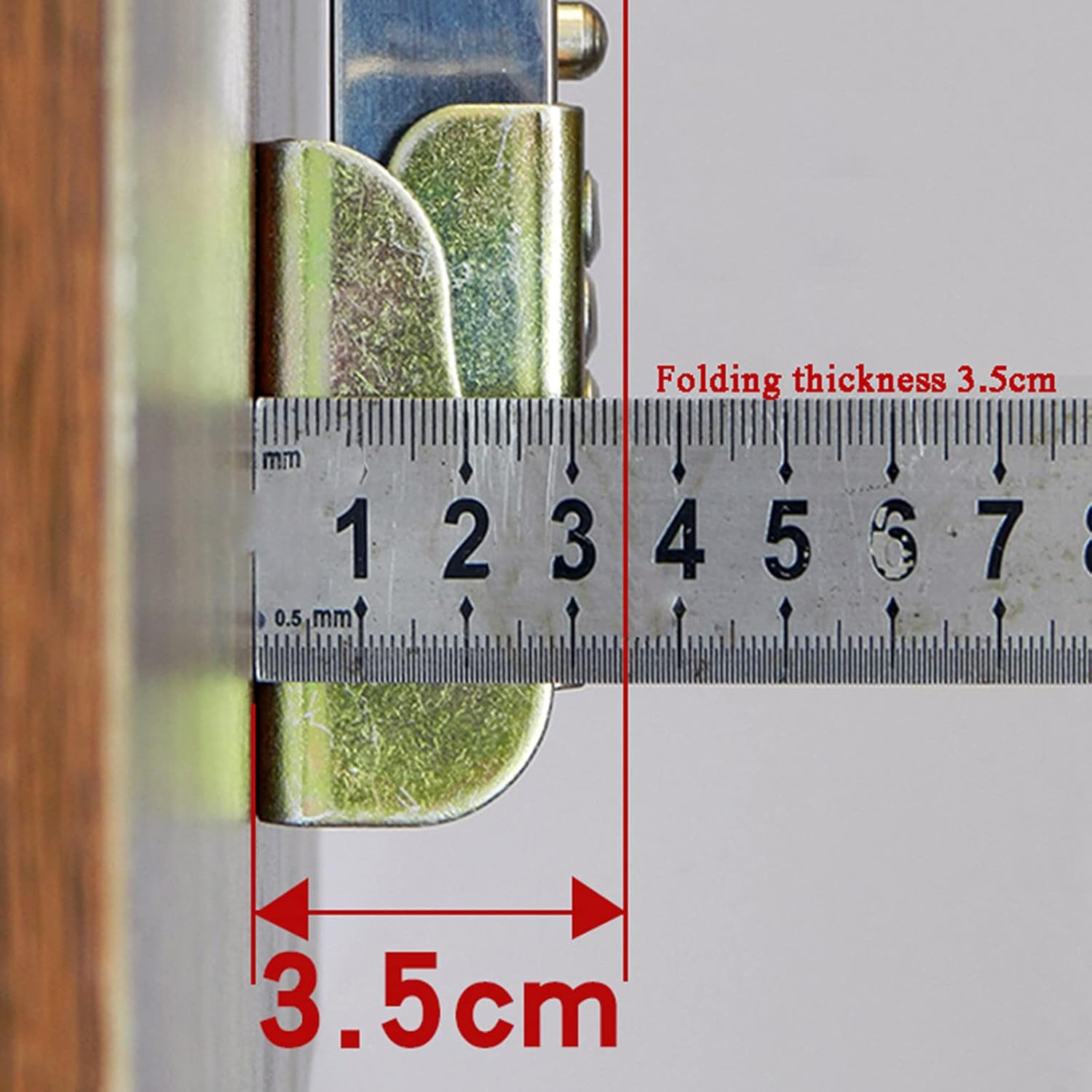 Folding Table Legs,Retractable Furniture Feet,Square Support Foot,Metal Bar Table Brackets,DIY Hardware Accessories,100cm/40in