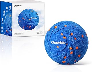 Cheerble Juguete interactivo inteligente para perros, Wicked Ball AIR, movimiento automático, rebote y rotación, material E-TPU, clasificación impermeable IPX7, bola rodante activa para perros