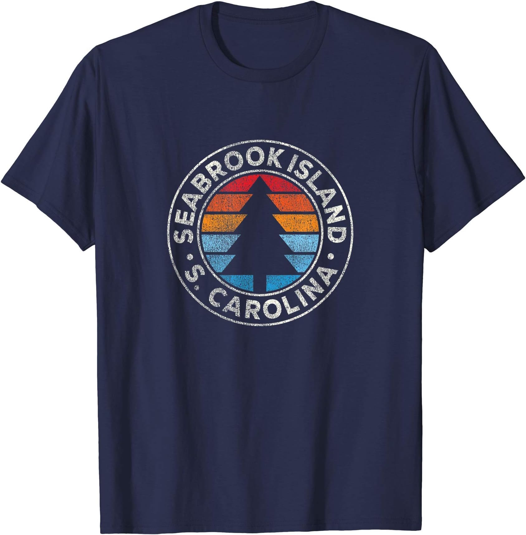 Vintage Seabrook Island SC Shirts & Retro TeesSeabrook Island South Carolina SC Vintage Graphic Retro 70s T-Shirt