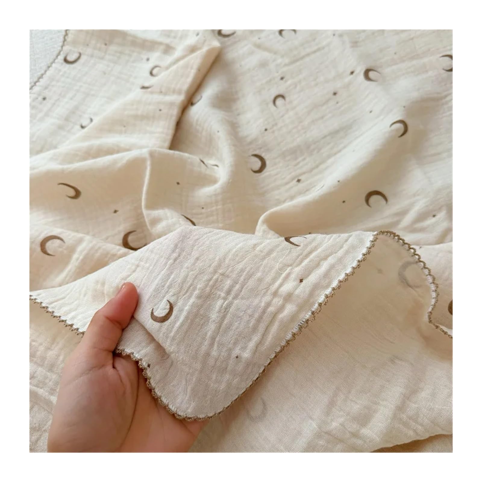 LPATEBCVU Cotton Muslin Throw Blanket Cute Gauze Muslin Cotton Blanket Summer Floral Bath Towel Cozy Soft Throw Nap Cover Quilt Thin(Color3)