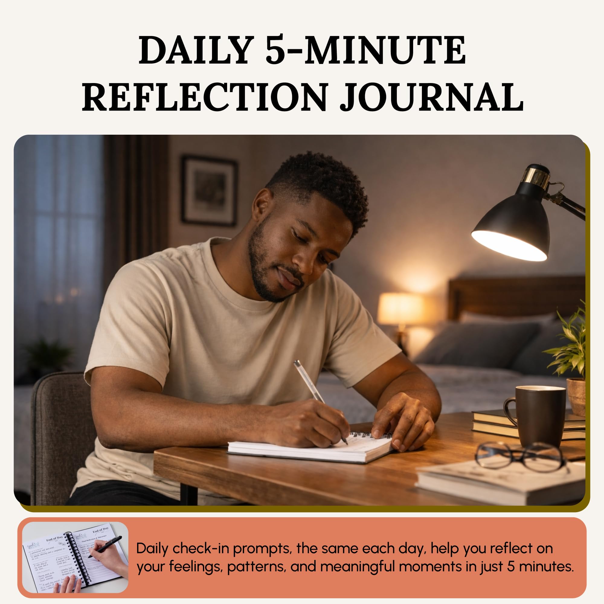 Tayri Diario de 5 minutos de gratitud y reflexión