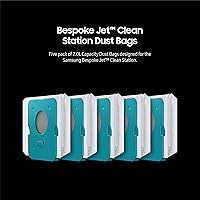 Vista 2 de Samsung Bespoke Jet Clean Station Dust Bags (5 Pack) for Cordless Stick Vacuum Cleaner, 2 Liter Capacity, VCA-ADB953/AA