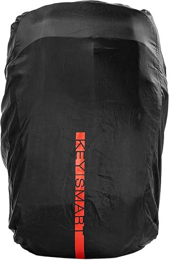 KEY SMART Urban Union Waterproof Cover for Commuter Backpack Rain Cover, Black