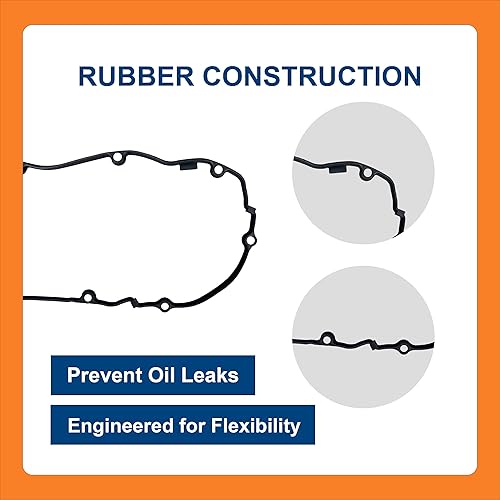 Miniatura 4 de BTS-A4720140322 Junta de cárter de aceite, compatible con motor Detroit Diesel DD15, repuesto del mercado de accesorios para OEM A4720140322, Junta