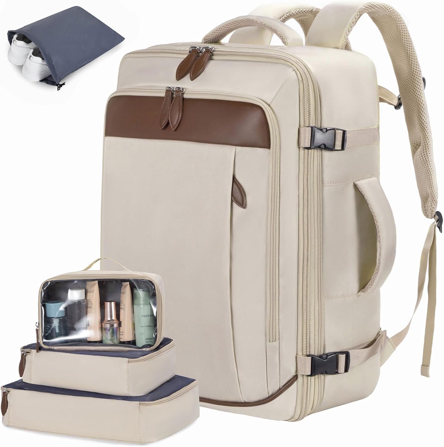 LOVEVOOK Carry on Backpack, 40L Travel Backpack for Women