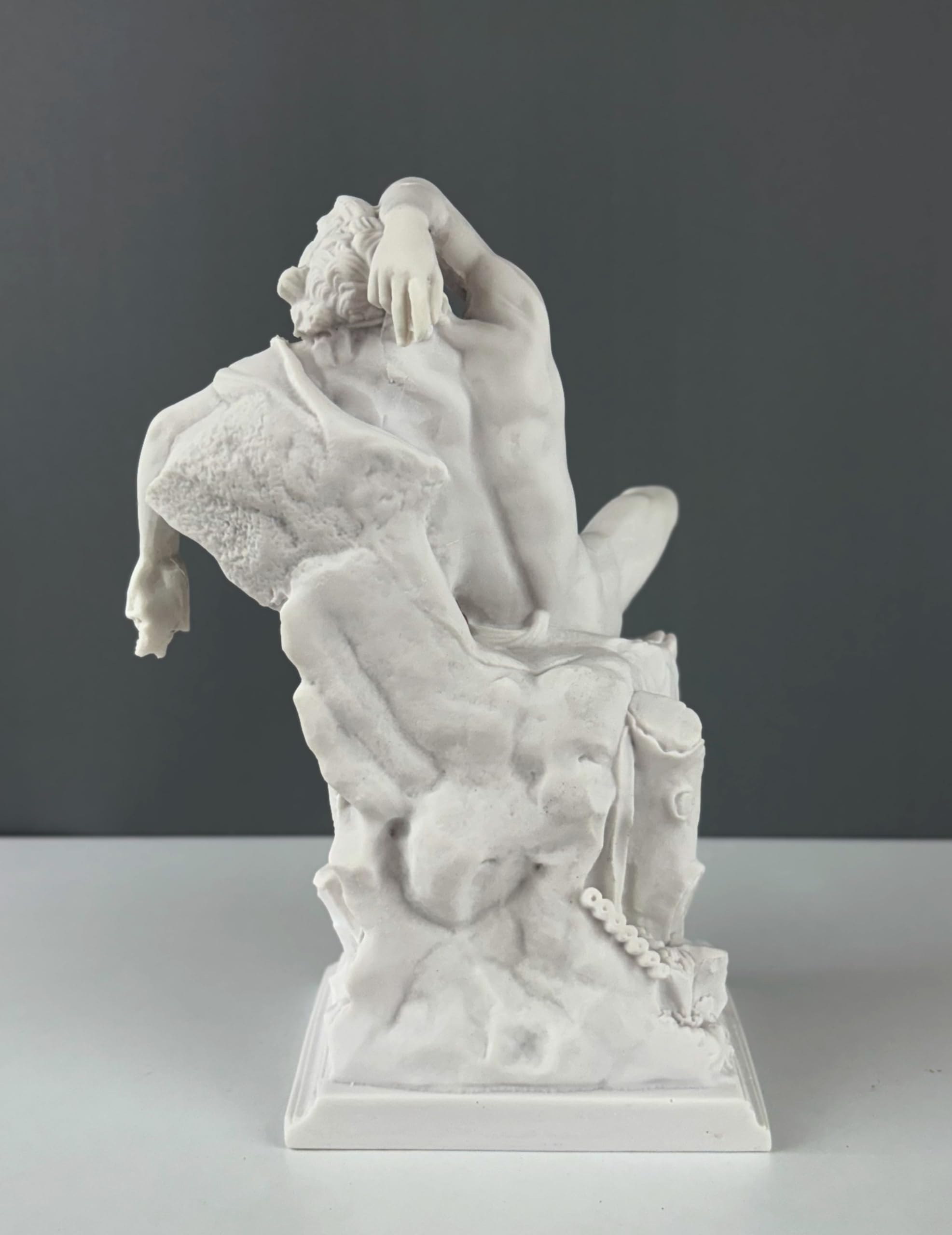 Barberini Faun - posąg pijanego satyra, 24 cm, posąg grecki, dekoracja statuetki