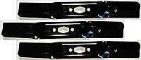Rotary Copperhead 17224 Mower Blades Set of 3 for 50" MTD Cub Cadet 742-05094 Diamond Hole S-Shaped Spindle