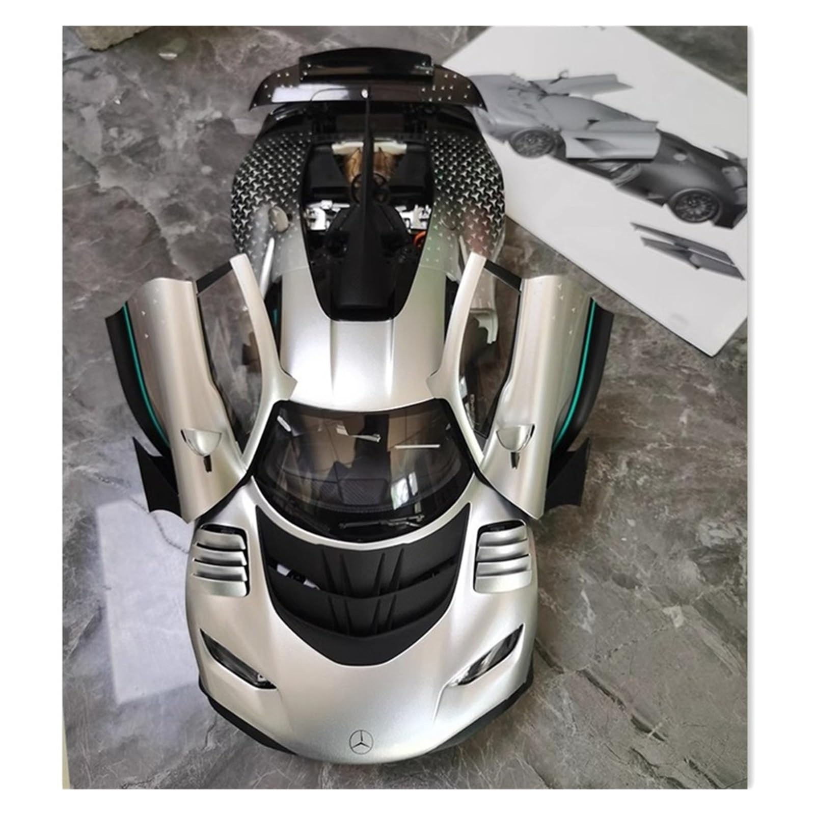 Per Modello Di Auto Statica In Lega Mercedes-Benz AMG ONE 1 12 Collezione Cimeli Veicoli Classici
