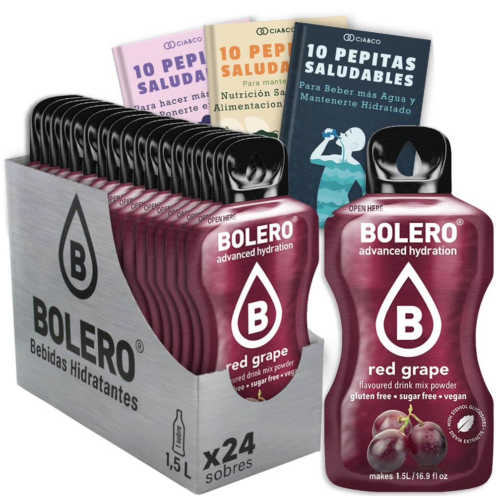 24 x Bebida Bolero COLA Hidratante Sin Azucar (24x9 grs) + 30 Pepitas Saludables para una vida más sana by Cia&Co — view 140