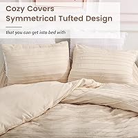 Vista 8 de NEXHOME PRO Funda de edredón tamaño matrimonial, juego de funda de edredón bohemio de 3 piezas, juego de funda de edredón de microfibra suave