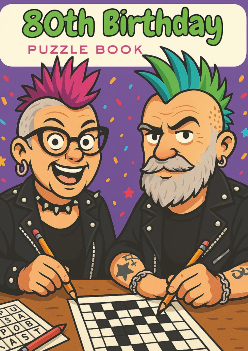 80th Birthday Puzzle Book: Word Searches, Crosswords, Sudoku, Riddles & Colouring Pages to Celebrate a Milestone with Fun and Laughter (Milestone Moments)