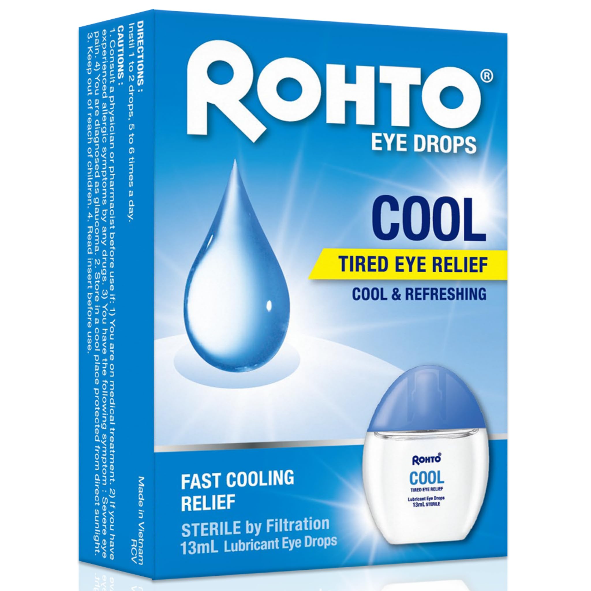Rohto Eye Drops Cooling Relief 0.4 oz