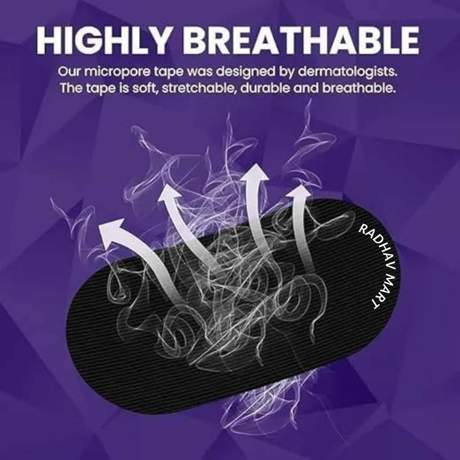 Radhav Mart 30 Pcs Sleep Strips Mouth Tape for Sleeping | Anti-Snoring Strips for Improved Nose Breathing, Reduced Snoring & Restful Sleep | Skin-Friendly Mouth Strips for Kids & Adults (30 Pcs) 4