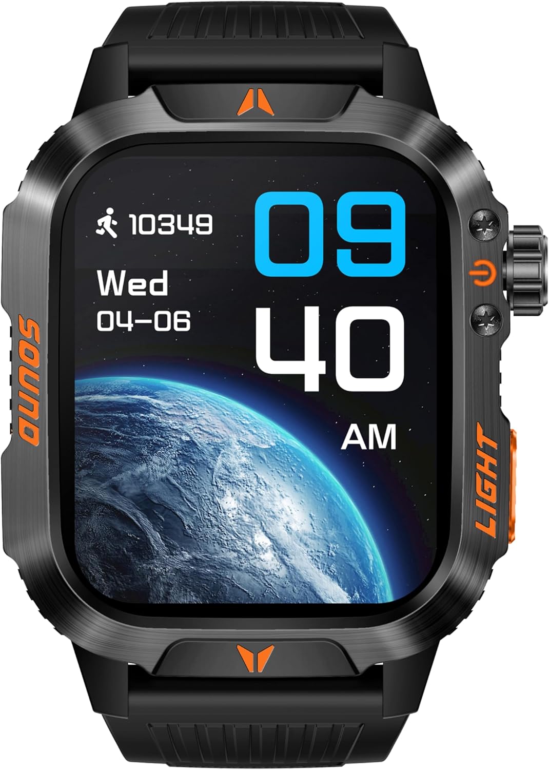 Supersonic SC-176TSW 2-inch Touch Screen Smartwatch with Heart Rate, BP, SpO2, Sleep Monitoring, Steps, Calories Tracking, IP67 Waterproof, Music & Call Control, Voice Assistant, and Flashlight image 8 of 8 B0C5GTSS9J