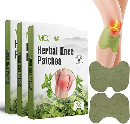 MQ Parches para la rodilla, 36 parches de calor de hierbas de máxima resistencia, 8 horas de larga duración, parches de acción rápida para rodillas,