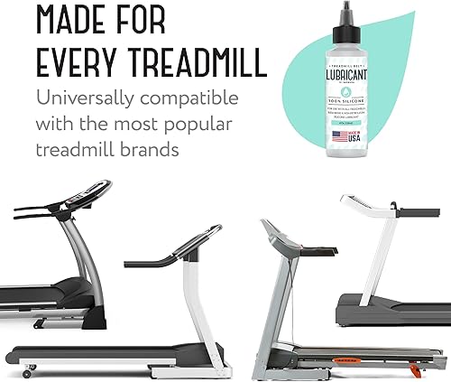 Miniatura 5 de Lubricante de cinta caminadora 100 % de silicona/lubricante de cinta caminadora - Lubricante de cinta caminadora de fácil aplicación, fabricado en