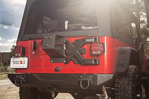 Miniatura 2 de Rugged Ridge 11546.60Negro Tire Carrier