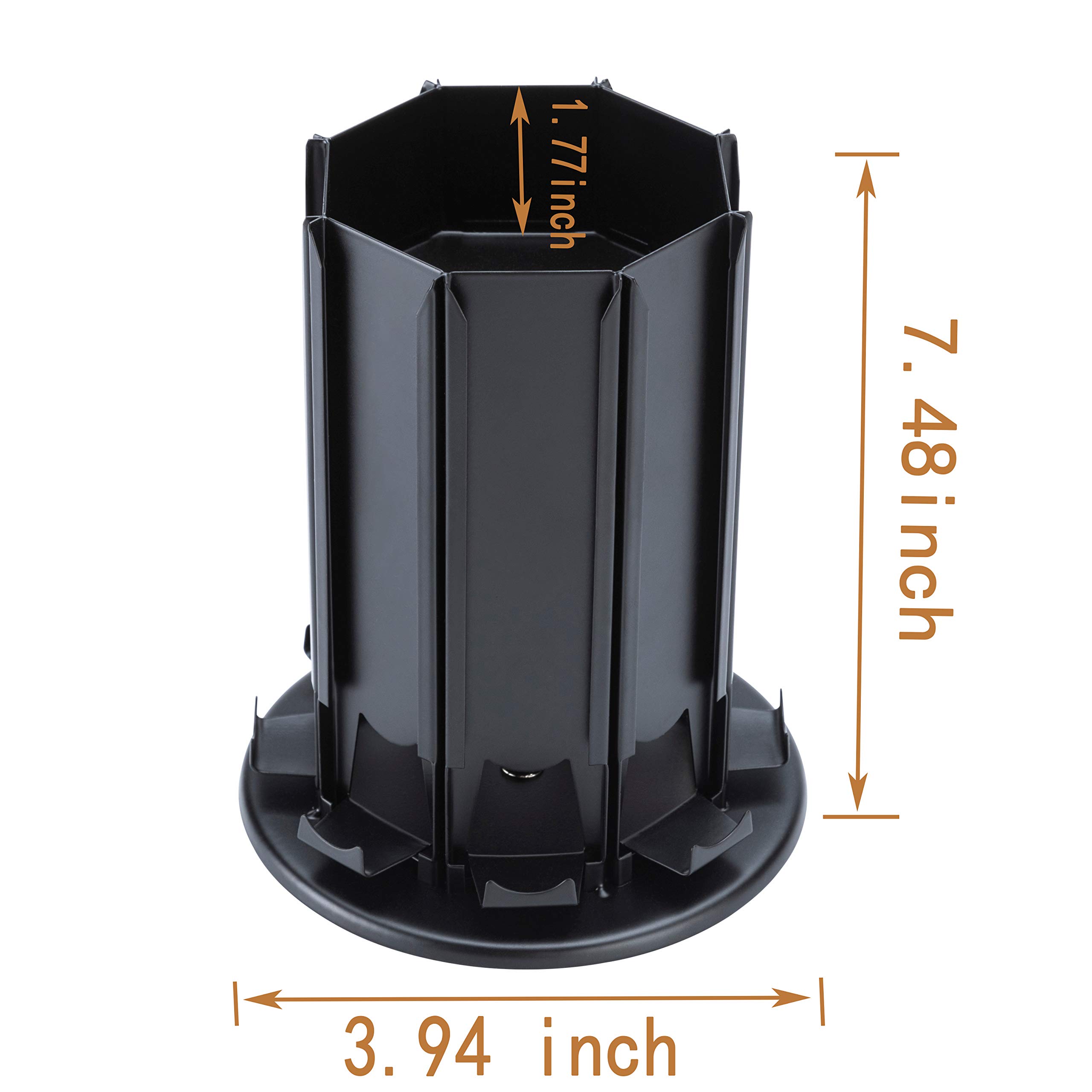 Soporte de almacenamiento para cápsulas de café Originaline para 40 cápsulas Nespresso Organizador de cajones (carrusel - 50+ vainas)