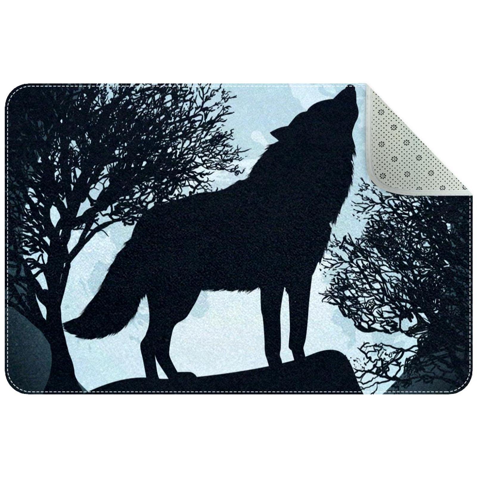 Paillasson loup super absorbant et antidérapant pour entrée
