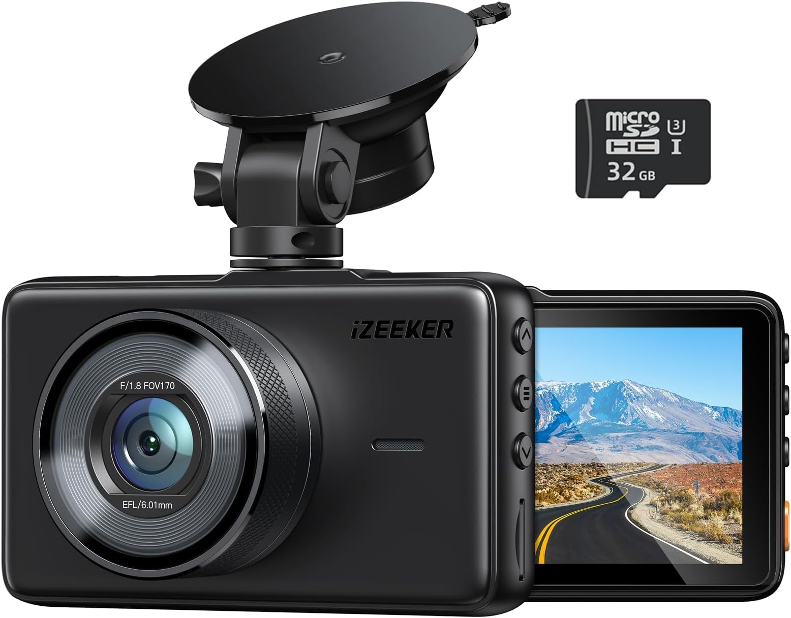 IZEEKER 4K Dashcam Car, 2160P WiFi Dash Cam Car Camera With 32GB Card, Night Vision Dashcam With Loop Recording, G-Sensor Auto Lock, 24h Parking Mode - View #11