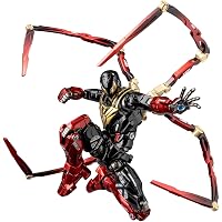Fighting Armour Iron Spider (Miles Morales) Approx. 6.5 inches (165 mm) Die-cast PVC &amp; ABS Pre-painted Action Figure