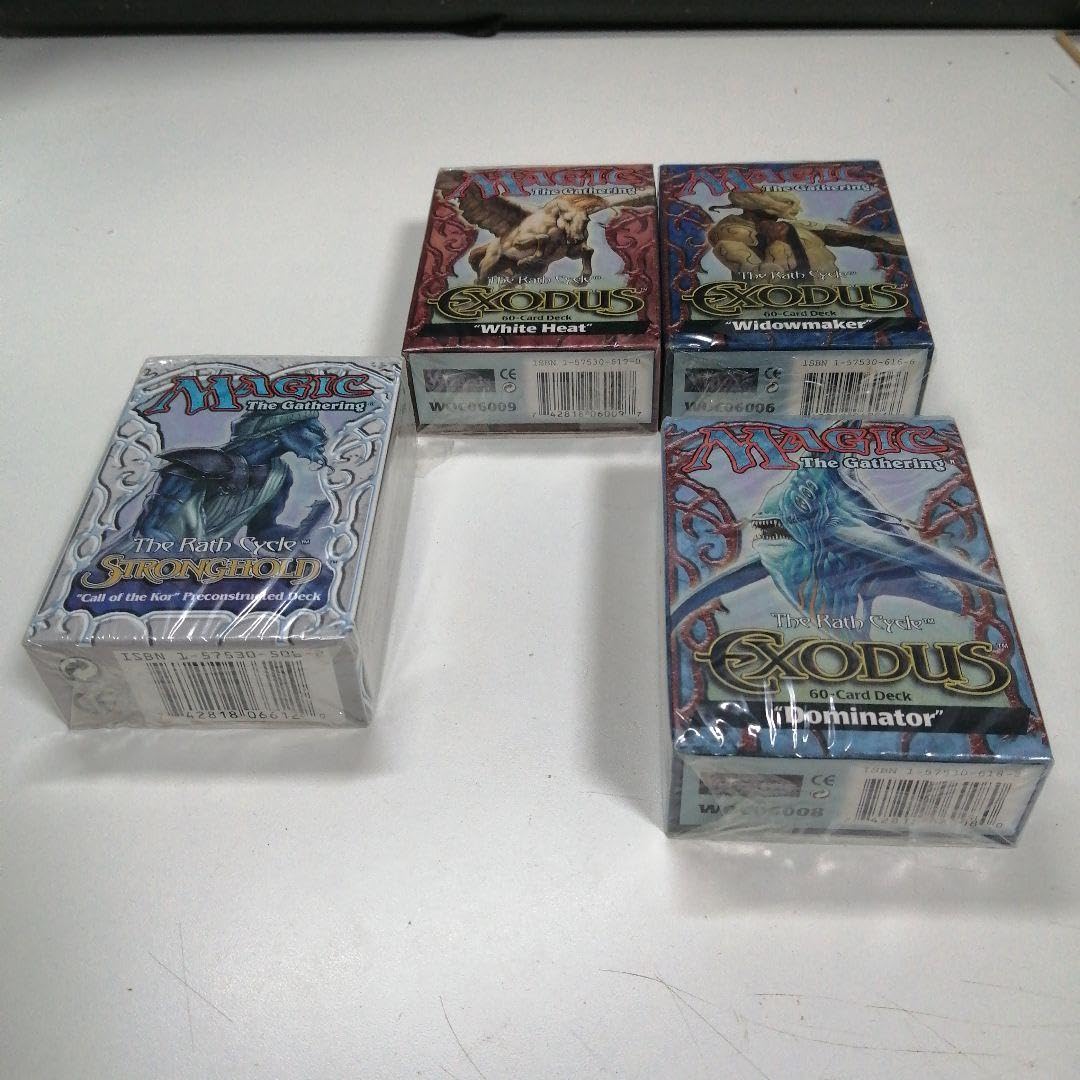 Amazon.co.jp: MTG 構築済みデッキ EXO 3デッキ+STH 1デッキ 英語版