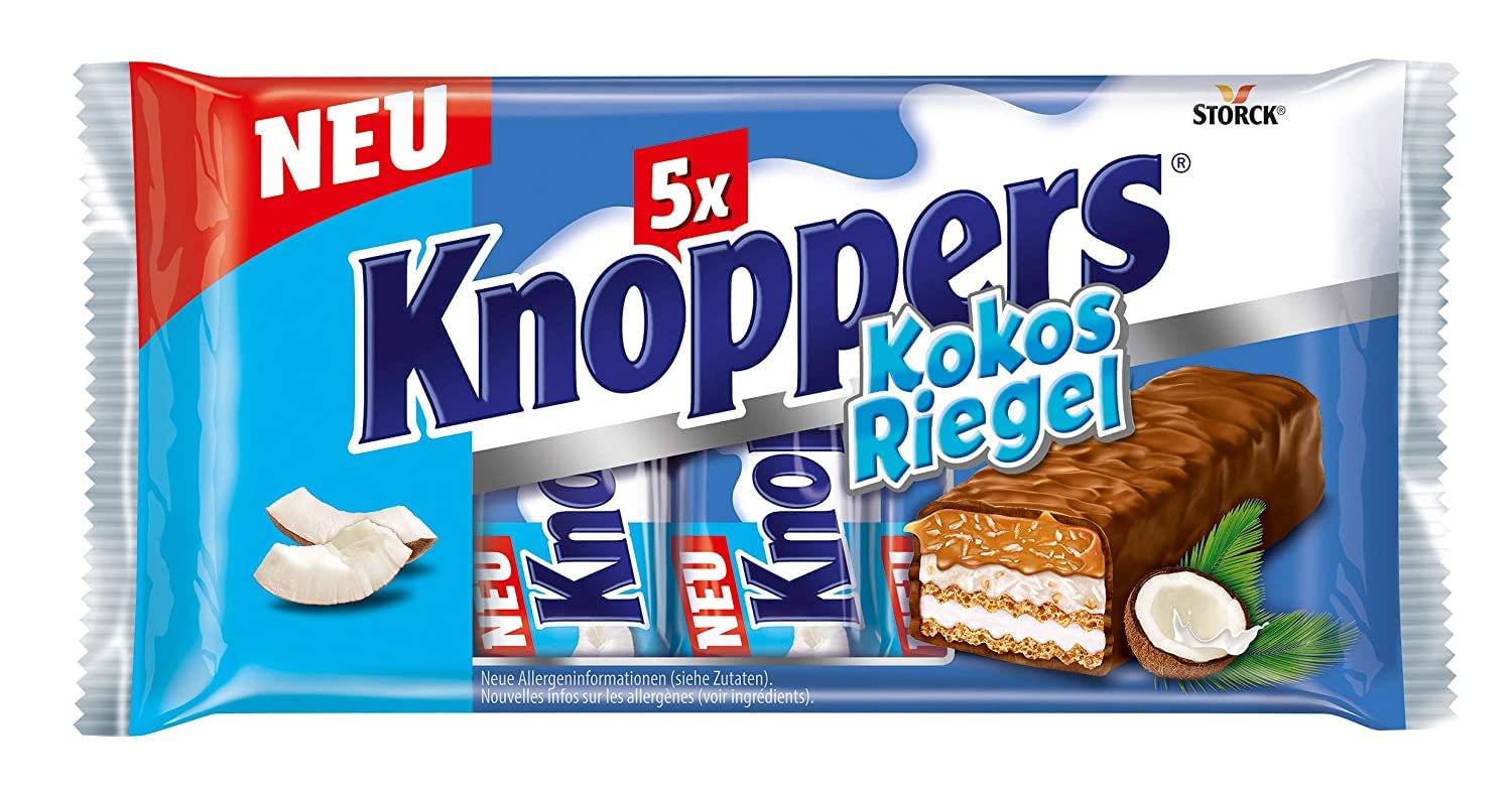 2 x Storck Knoppers Kokos Riegel 200g (10 Riegel a 40 g)