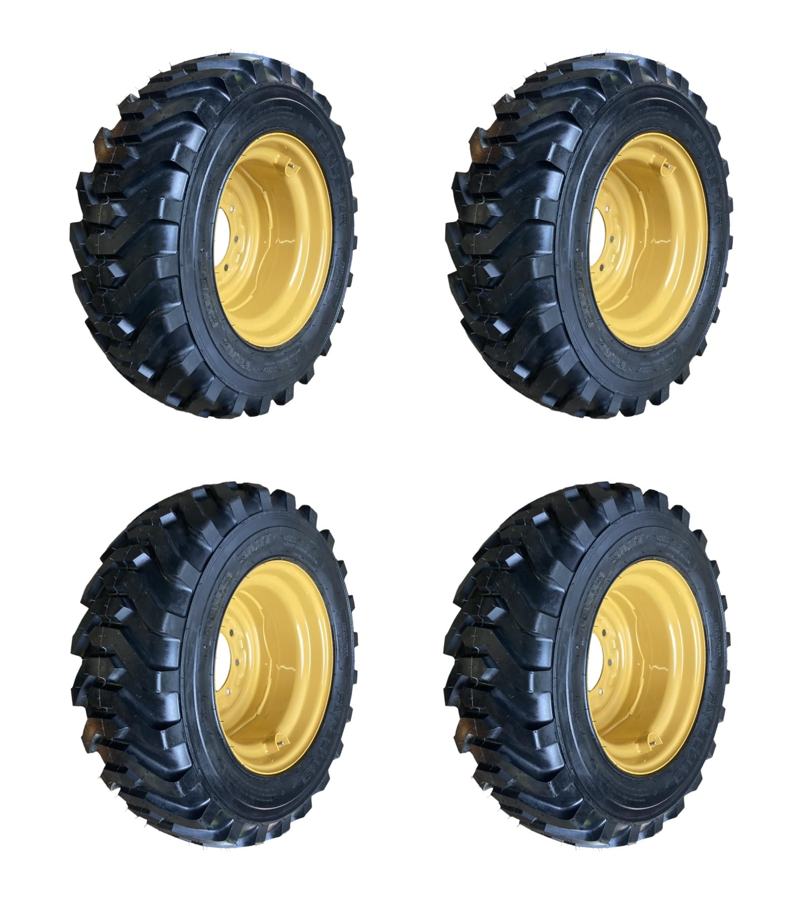 Amazon.com: 4-10-16.5 Carlstar Trac Chief Skid Steer Tires/Rims