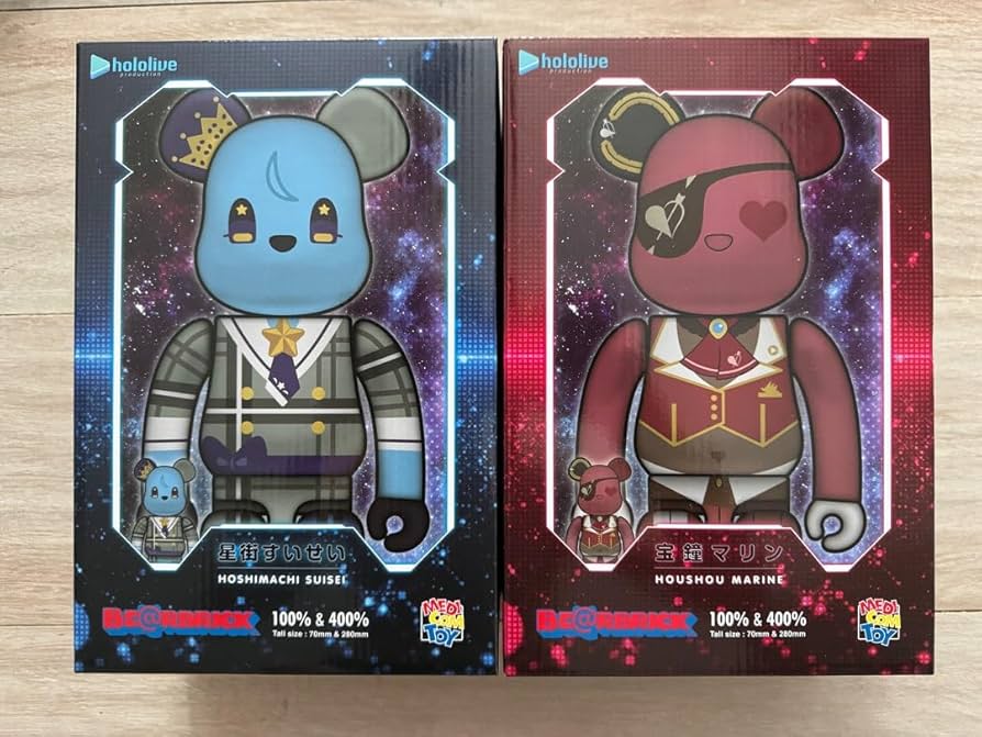 星街すいせい　ベアブリック BE@RBRICK 星街すいせい ベアブリック 100% & 400% - メルカリ