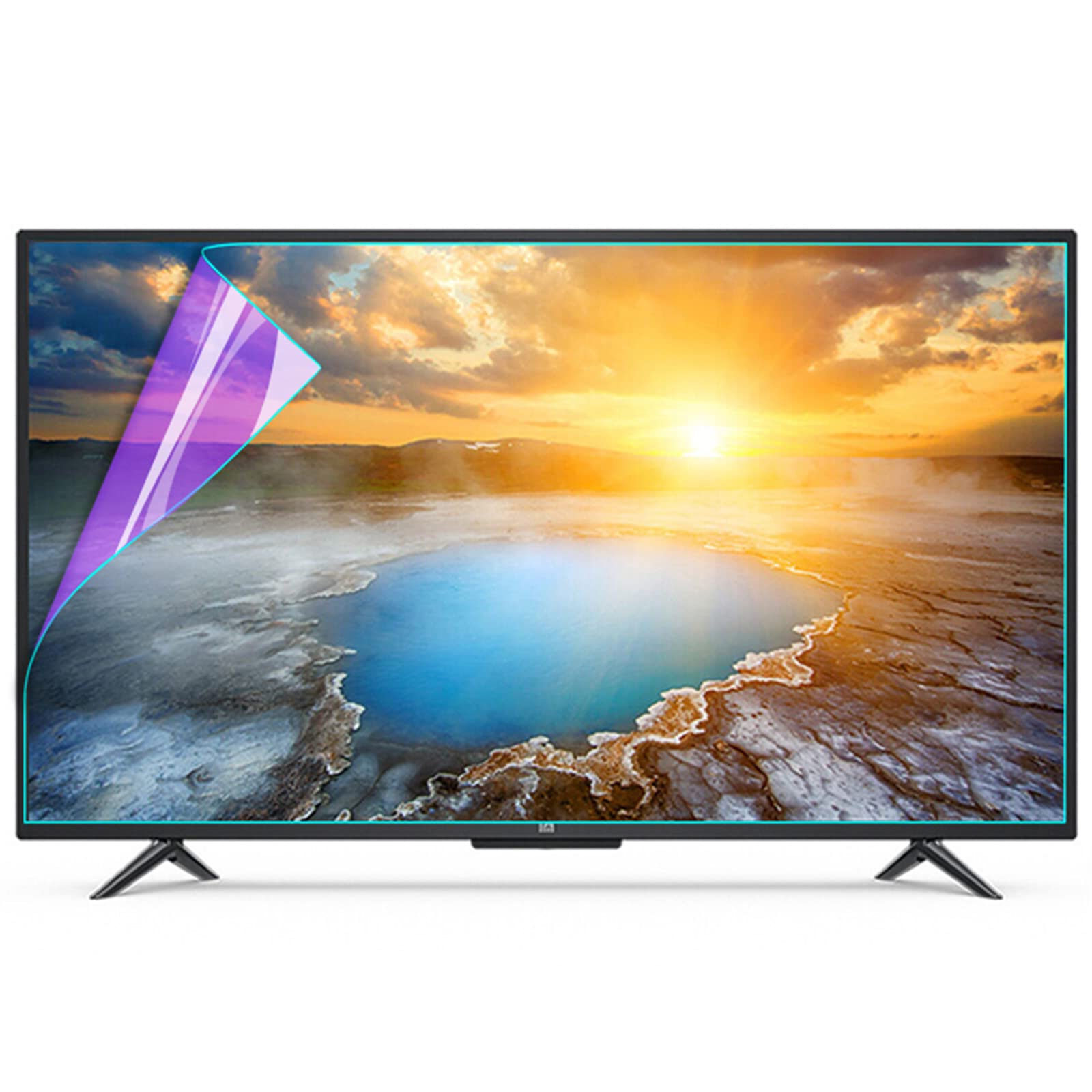 Pellicola Anti-Luce Blu Per TV 32-75 Pollici - Antiriflesso E Antigraffio, Proteggi I Tuoi Occhi E Dormi Meglio