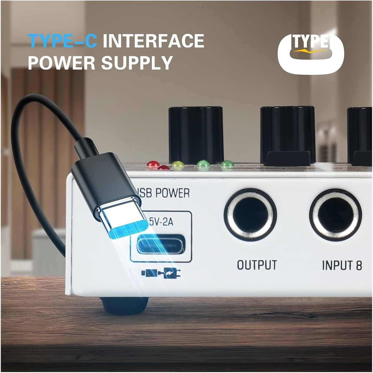 ミニミキサー Mix8 サウンドボードコントローラ 8 チャンネル楽器ギターマイクステージ 幅広く適用可能