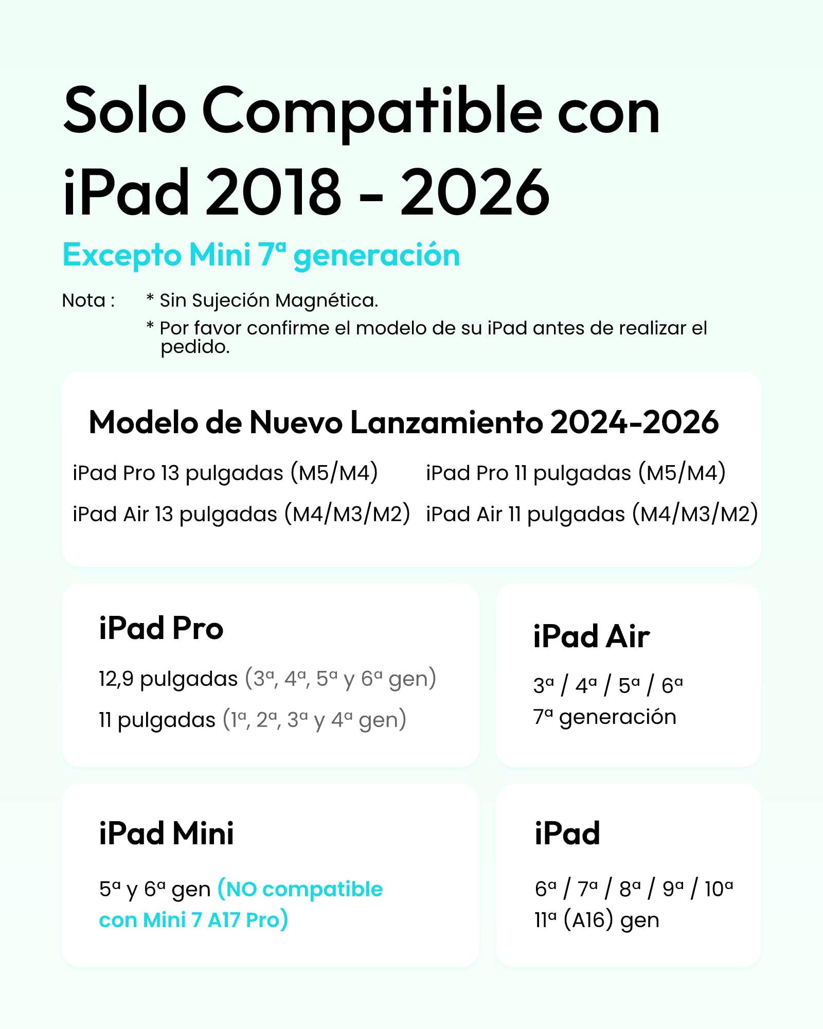 Metapen Air8 Lápiz para iPad 2018-2026,Stylus para Apple Pencil con iPad 6/7/8/9/10/11 A16,Mini 5/6,Air 3/4/5/M2/M3/M4,Pro M5/M4/11/12.9/13",2X Carga Rápida,Rechazo de Palma,Precisión de Píxel