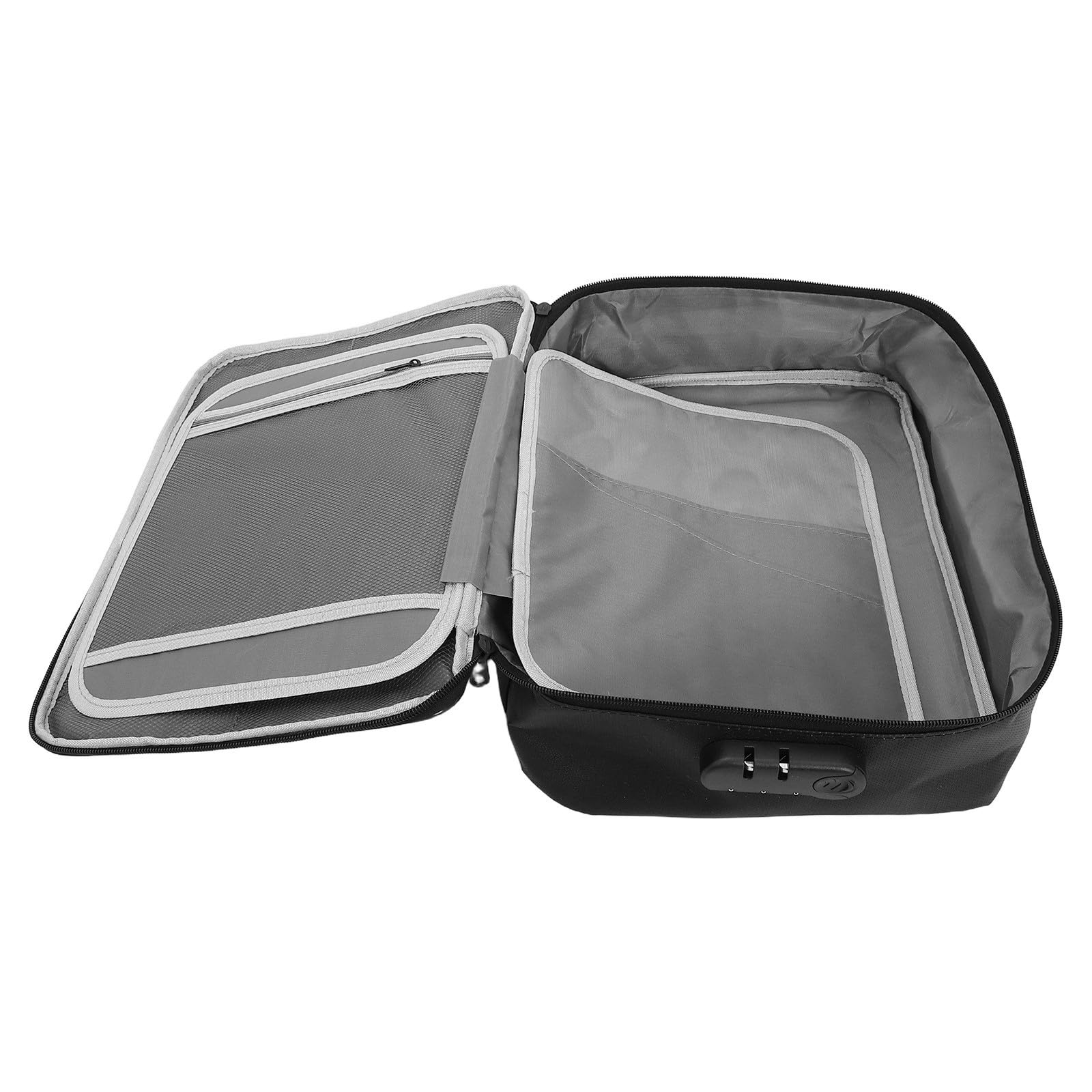 Bolsa organizadora de documentos VILLCASE de tela negra 8