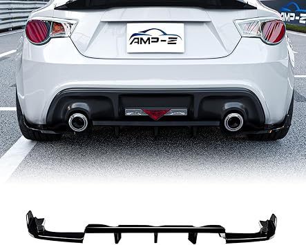 Rear Bumper Diffuser Lip for Scion FR-S 2013-2016 Subaru BRZ 2013-2021