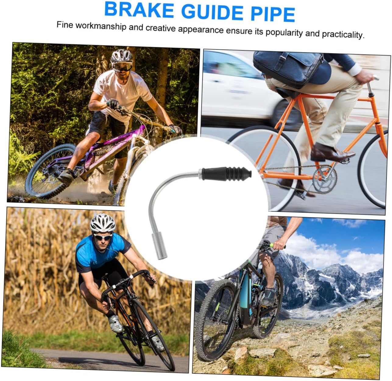Bicycle V-Brake Wire Cable Tie Se Parts End Clamp Shift Cable Bushing Kit Break Cable Protector Power