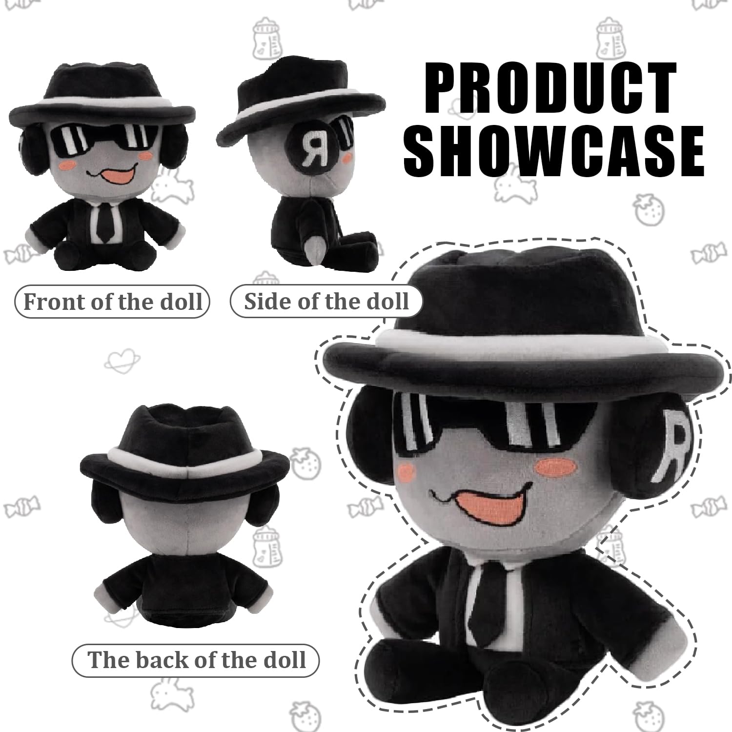 Peluche Forsaken Chance, Forsaken Chance Peluche, Simpatico pelu-che a forma di cuscino, Forsak-en Fors-aken Chan-ce, 2026 New Game Stuffed Figure Doll, Peluc-he Fors-aken Gubby, Per Bambini