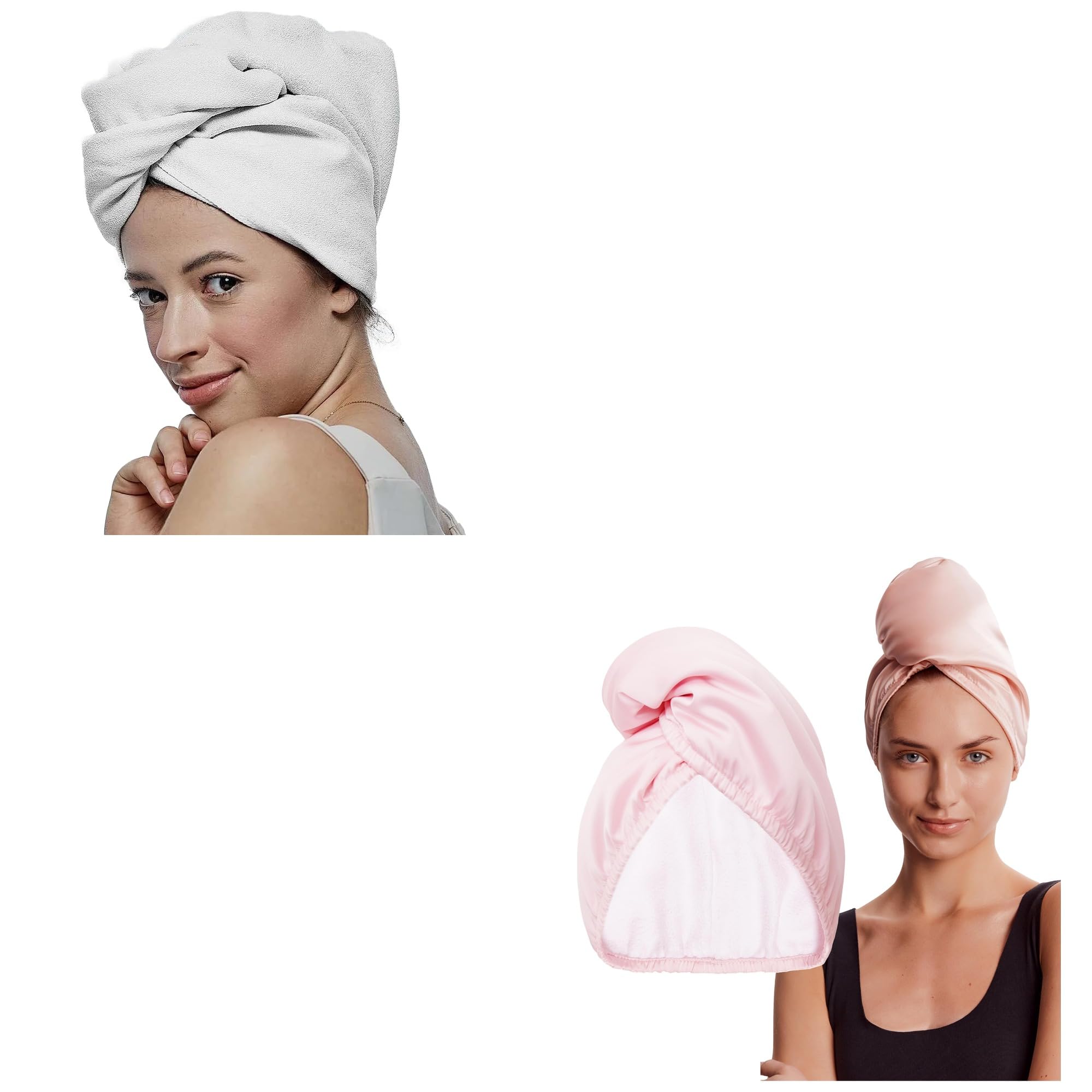 GLOV Paquete de Toallas de Microfibra para Cabello Rizado Secado Rápido y Antifrizz