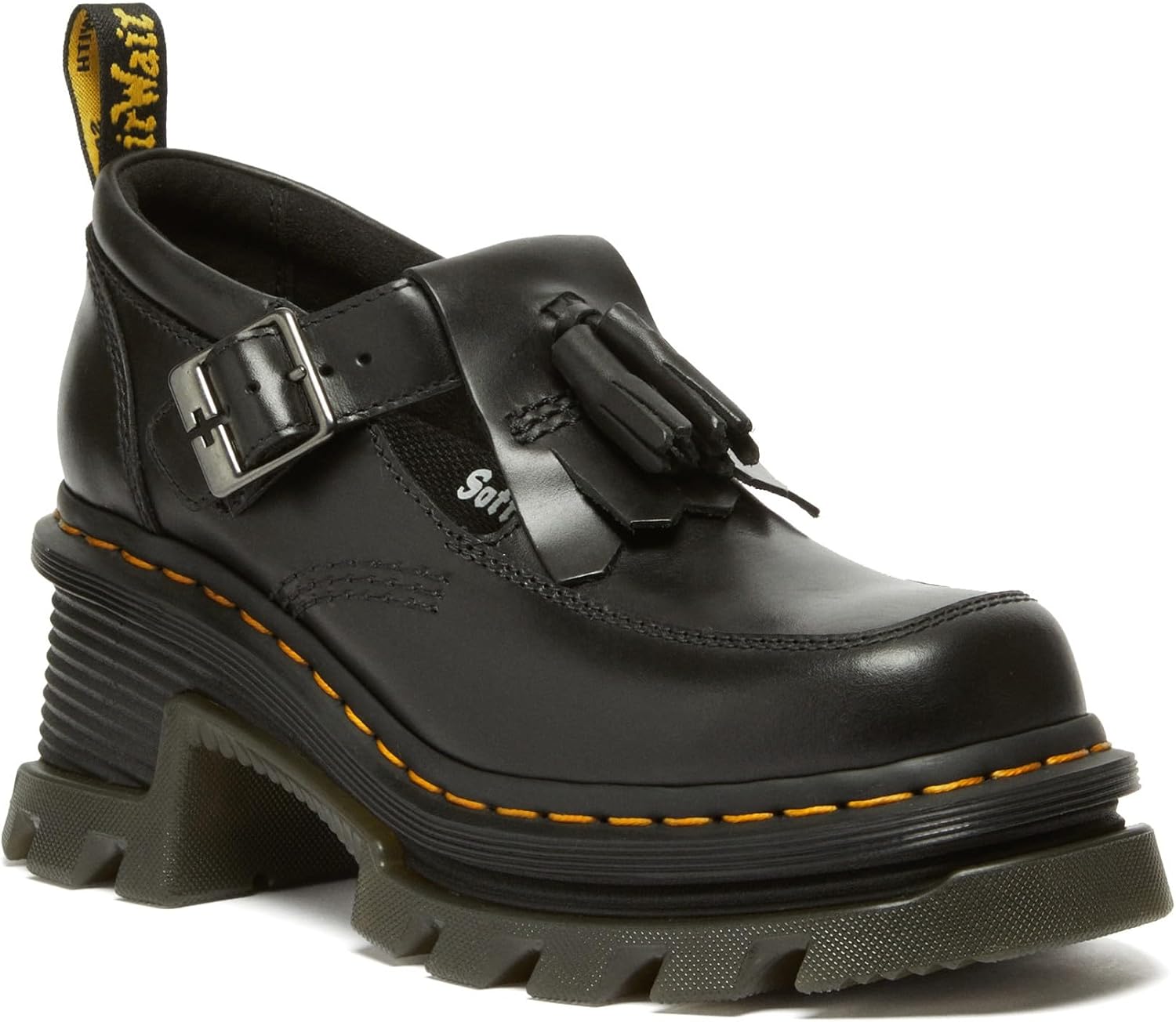 Dr. Martens Women's Corran Mary Jane Pumps - Premium Leather, 3-Inch Heel, Goodyear Welted Durability