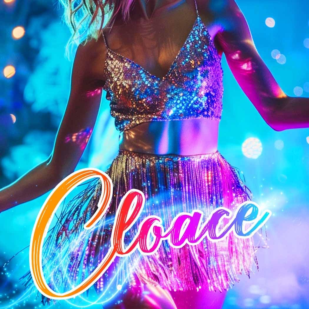 CLOACE Sequin Skirt Sparkly Belly Dance Hip Scarf Fringe Skirts for Women - Image 4