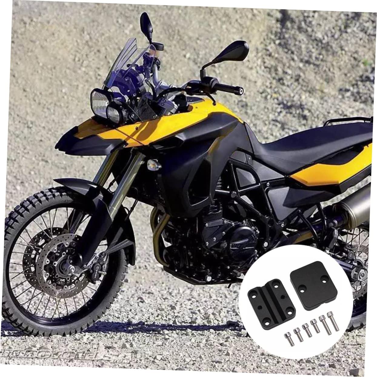 Soporte de GPS para Motocicleta de Aleación de Aluminio, Negro, para Teléfono, Fácil Instalación y Uso Seguro en Moto