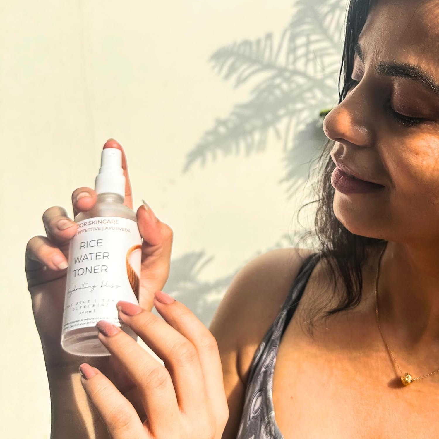 Noo'r Rice Water Toner for Glowing Skin | Face Mist Toner for Open Pores Tightening | Hydrating Toner for Oily, Dry & Acne Prone Skin | Milk/Milky Spray for Women & Men