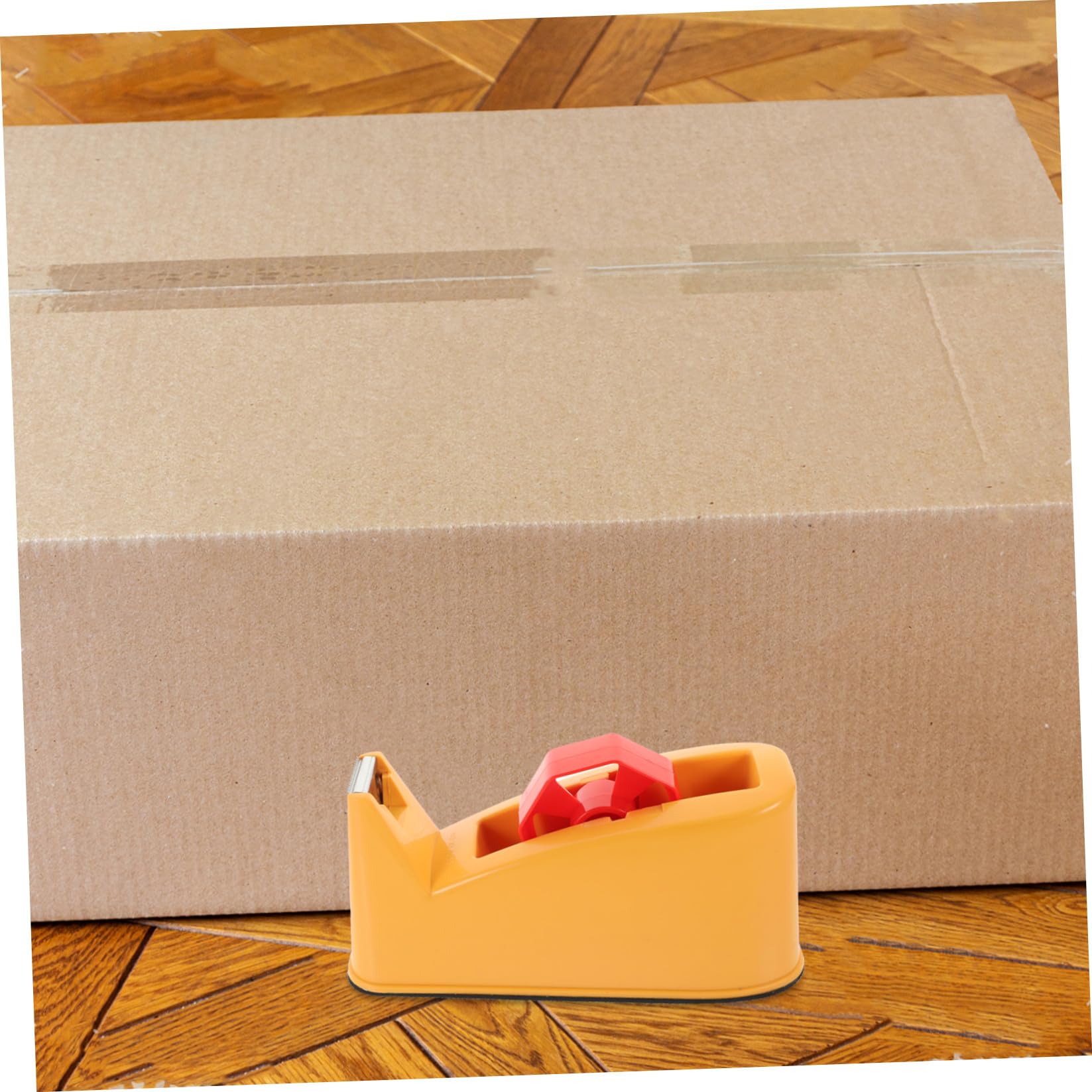 Gadpiparty Klebebandschneider Schweres Durchsichtiges Klebeband Zum Verpacken Verpacken Farbiger Klebstoff Schreibtischmaschine Verpackung Büroversiegelung Zufällige Farbe