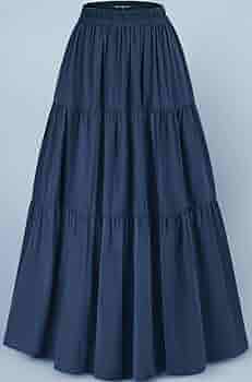 Buy Scarlet Darkness Maxi Long Skirts for Women Summer Flowy