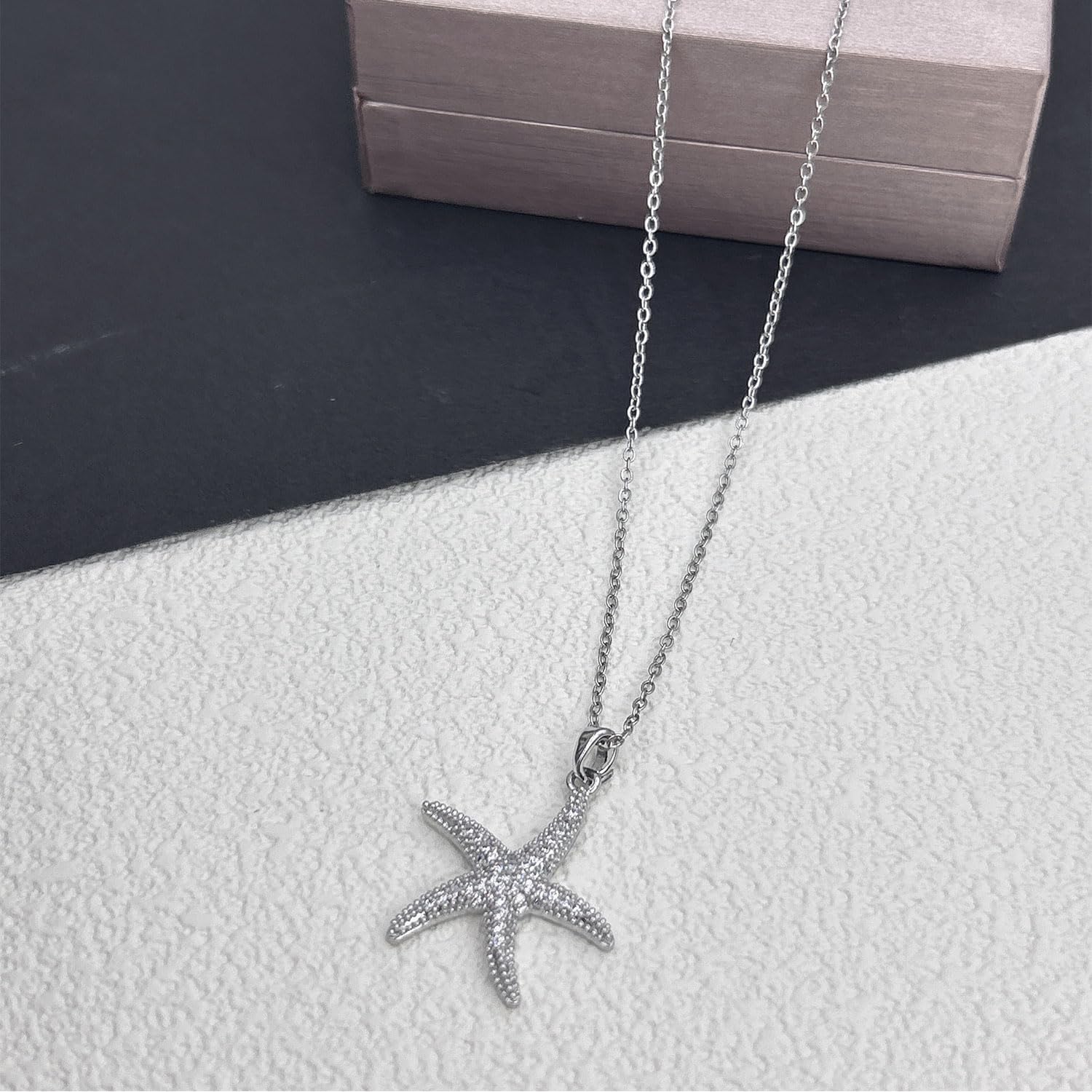 Starfish Necklace for Women Gold Starfish Necklace Silver Starfish Necklace Starfish Pendant Necklace Summer Beach Jewelry Gift - Image 5