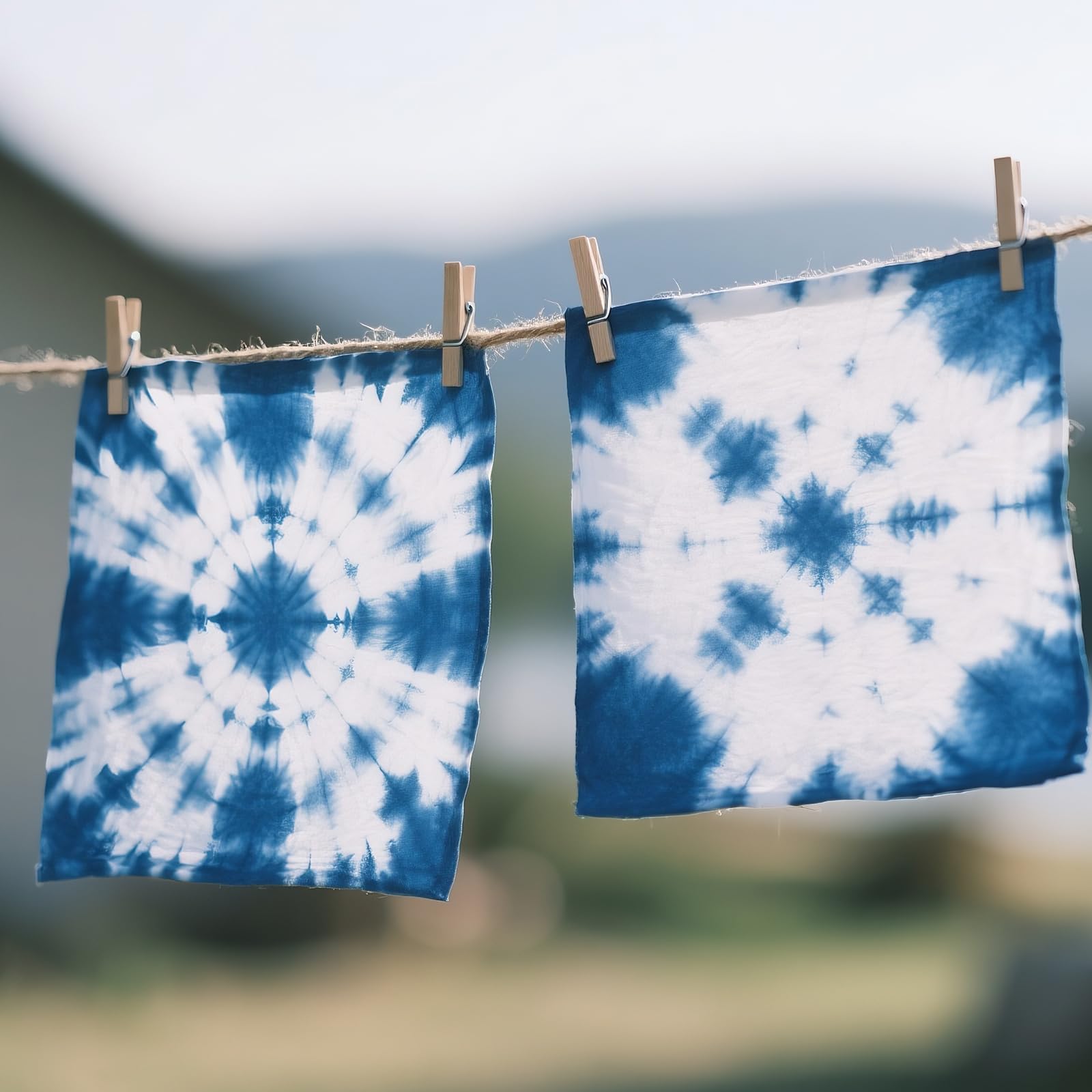 choyaxo Bandane bianche Fazzoletto Plain Bandana per Tie Dye DIY, bianco, Prossoefinito