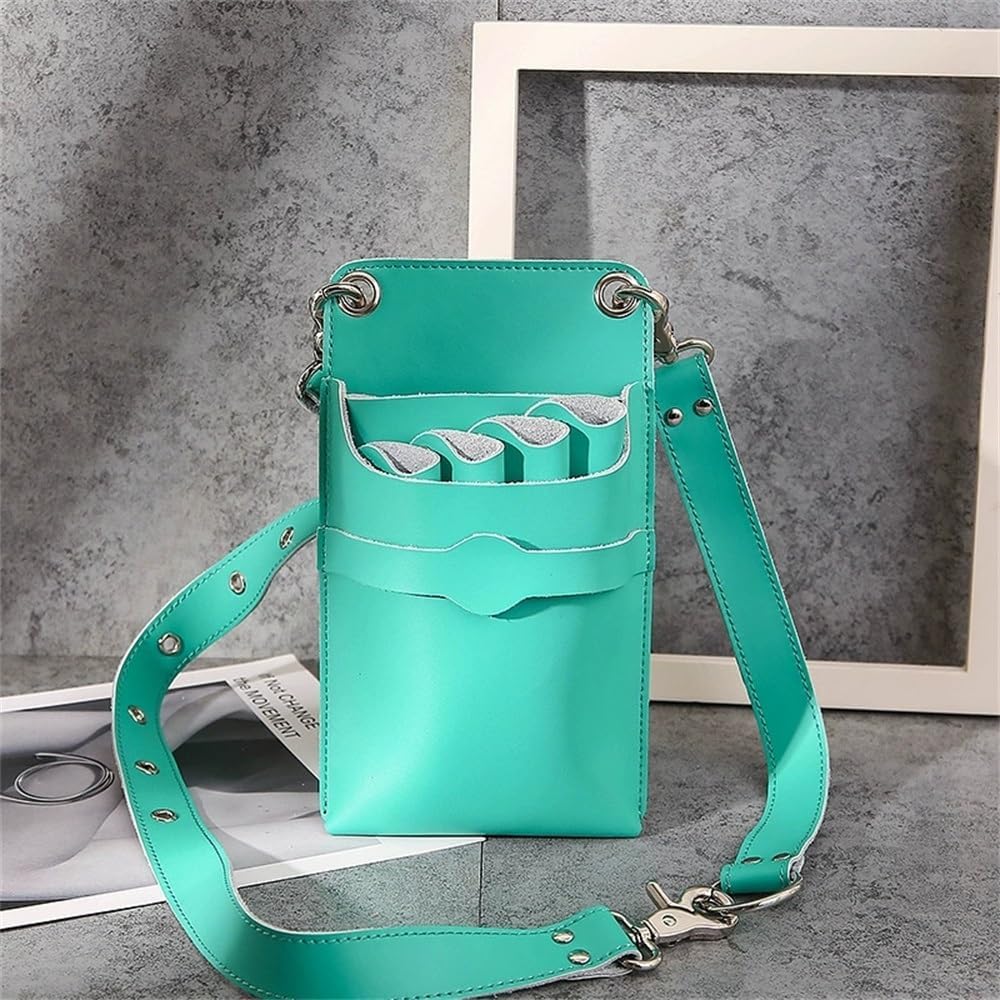 バンコ 手染めテラコッタマーブルの蓋付き大容量シザーケース バンコ様